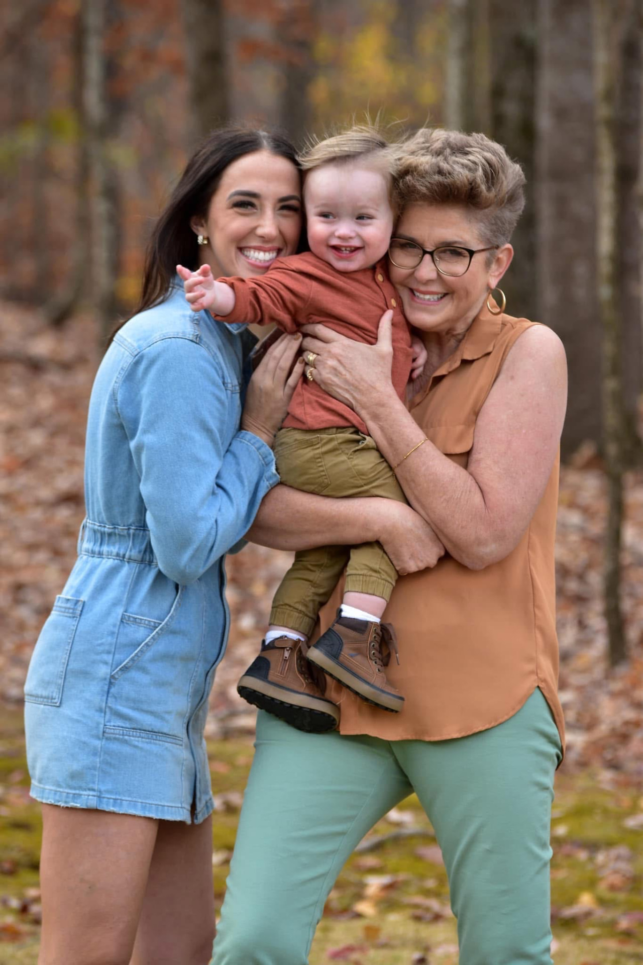 Three generations of our family together